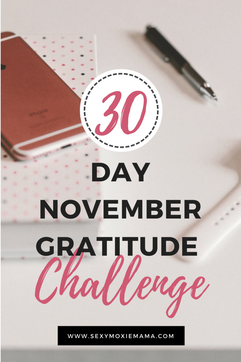 30 Day November Gratitude Challenge The Moxie Mama