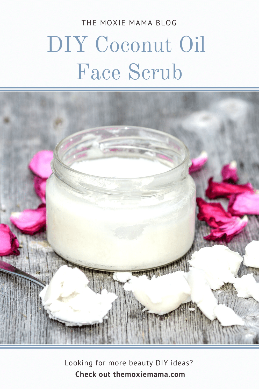 DIY Coconut Oil Face Scrub-TheMoxieMama