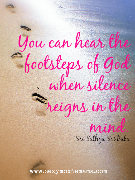 silent saturday footprints quote