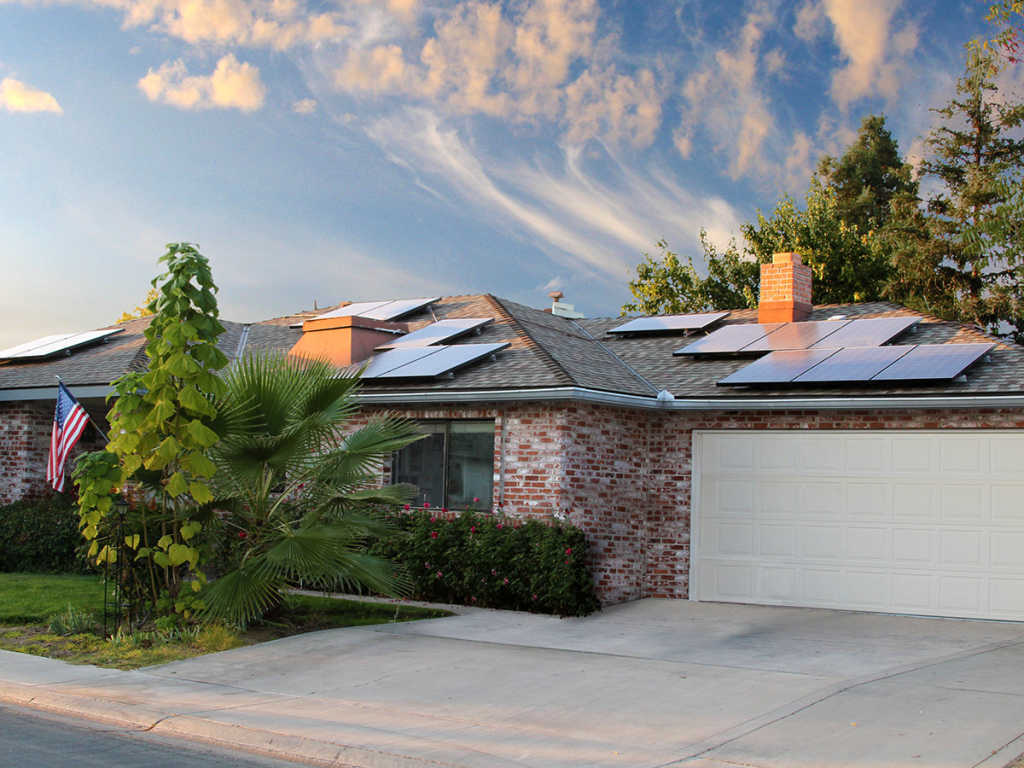 sunrun solar panels roof