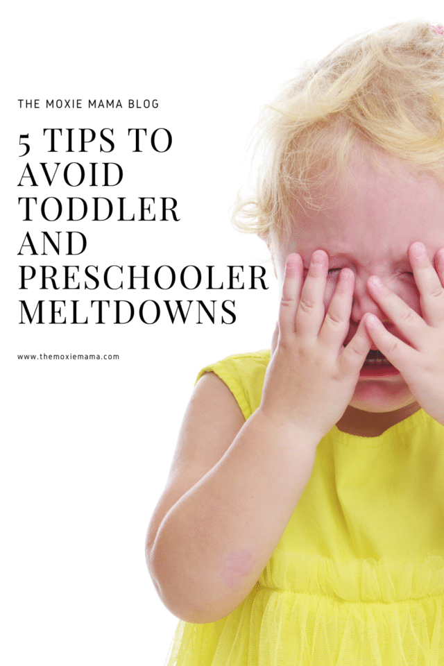 5 Tips to Avoid Toddler and Preschooler Meltdowns