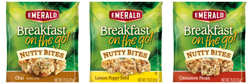 Breakfast on the go nutty bites