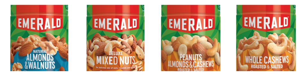 emerald nuts green canister variety