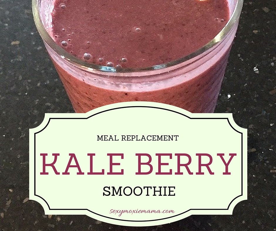 kale berry meal replacement smoothie