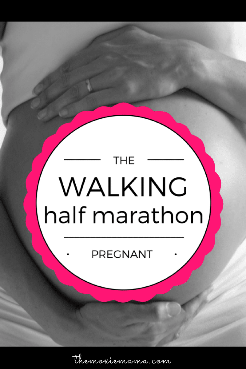 walking a half marathon while pregnant tips