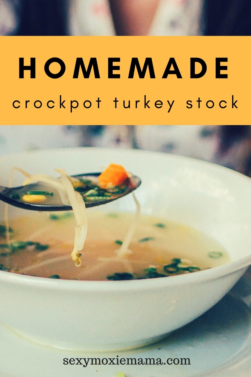 Homemade turkey stock
