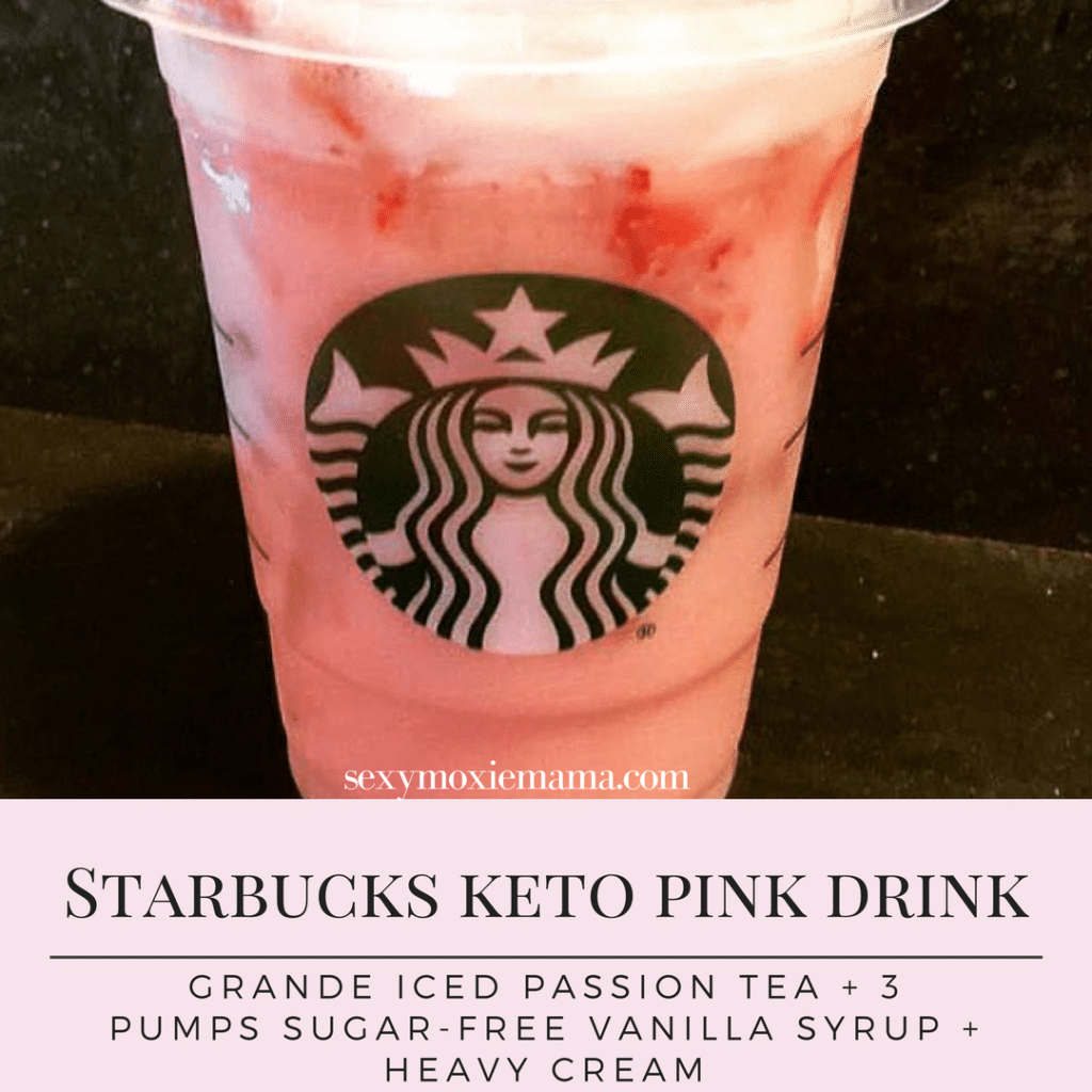 keto pink drink copycat at home