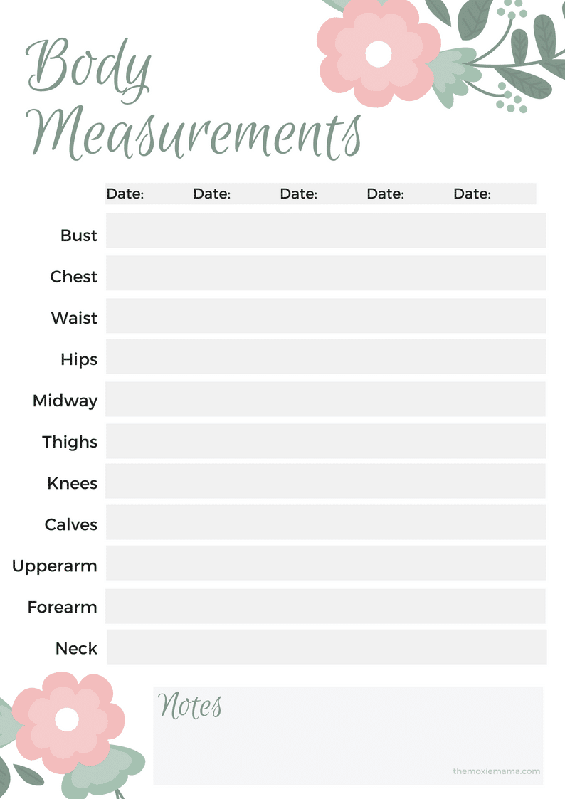 Taking Body Measurements for Weight Loss The Moxie Mama