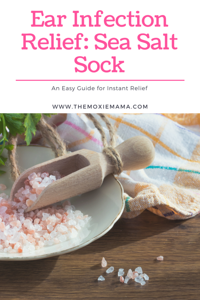 Sea Salt Sock. The minerals in the sea salt have wonderful healing properties as well as an amazing ability to retain heat which helps to transfer the pressure within the ear.