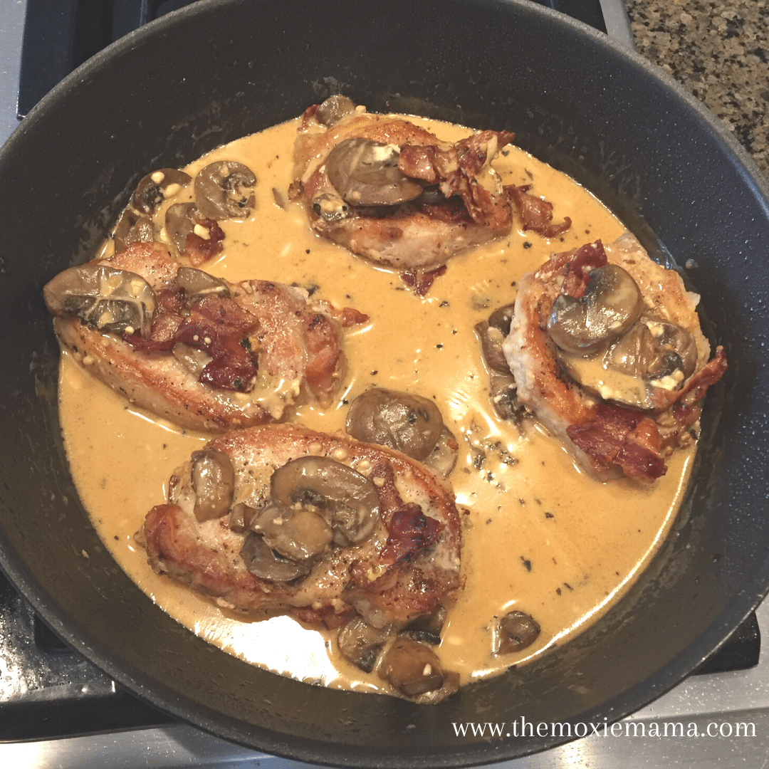 Creamy and Simple One-Pan Smothered Keto Pork Chops