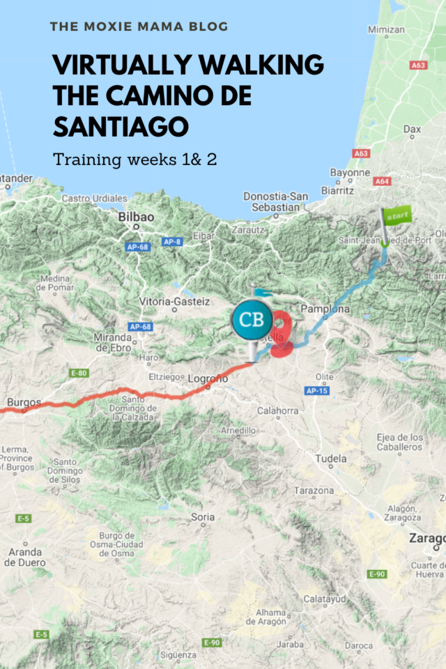 Virtually Walking the Camino de Santiago Training Weeks 1 & 2