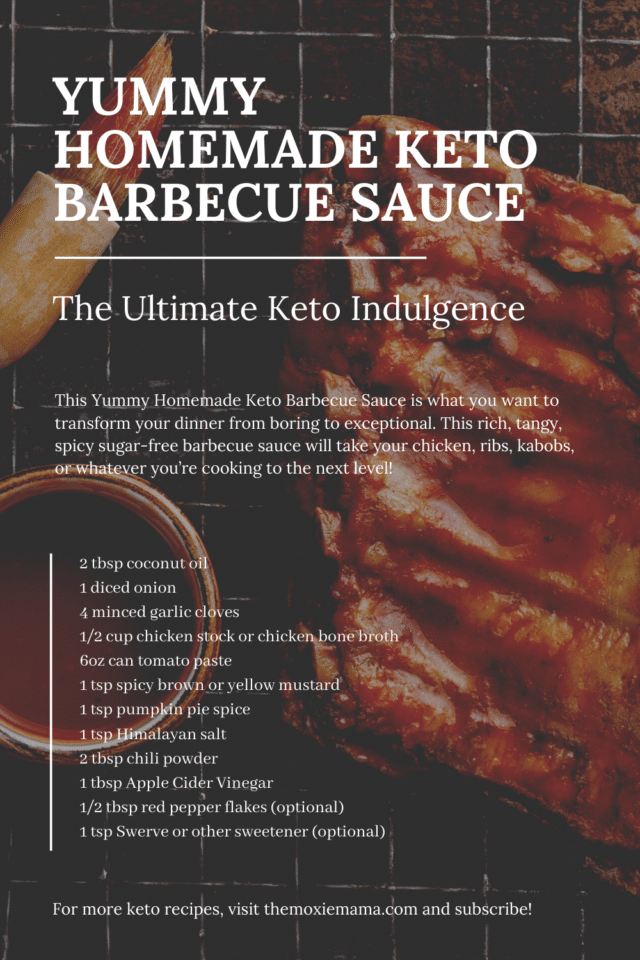 our dinner from boring to exceptional. This rich, tangy, spicy sugar-free barbecue sauce will take your BBQ to the next level!