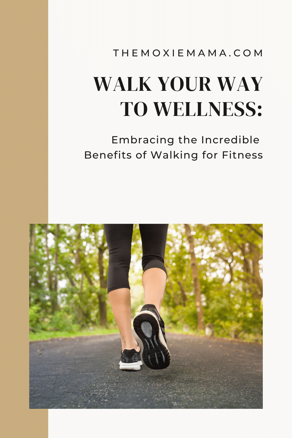Let's lace up our sneakers and explore how putting one foot in front of the other can lead you on a journey to improved fitness and a healthier lifestyle. Continue reading at: themoxiemama.com