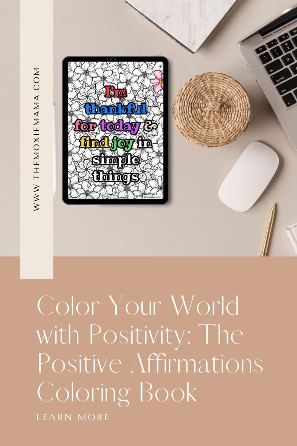 Color your joy with empowering affirmations. Download instantly for relaxation, gifting, and daily positivity infusion!