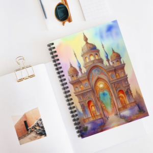 Step into a world of enchantment with our Mystical Castle Spiral Notebook! Whether you're jotting down your daily to-dos, sketching out your next masterpiece, or simply capturing fleeting thoughts and dreams, this 118-page wonder is your ticket to unlocking creativity and organization.(MoxieMamaCo)