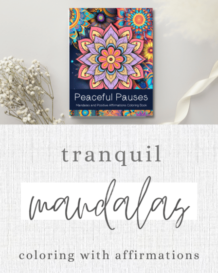 Immerse yourself in 30 beautifully designed mandala coloring pages paired with uplifting affirmations to foster positivity and relaxation. This generous 8.5 x 11 inches coloring book offers a therapeutic journey of art and relaxation, making it the perfect gift for yourself or loved ones.