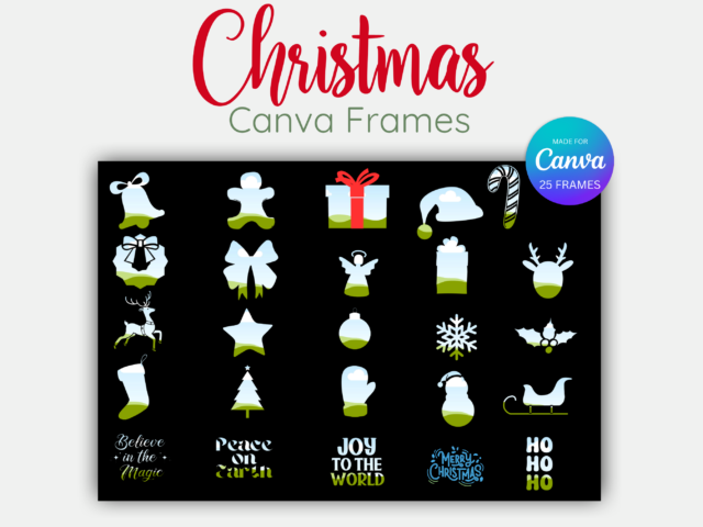 Discover how to create stunning holiday designs with Canva Christmas Frames! Perfect for social media, crafts, digital products, and physical items, these frames add festive cheer to any project.